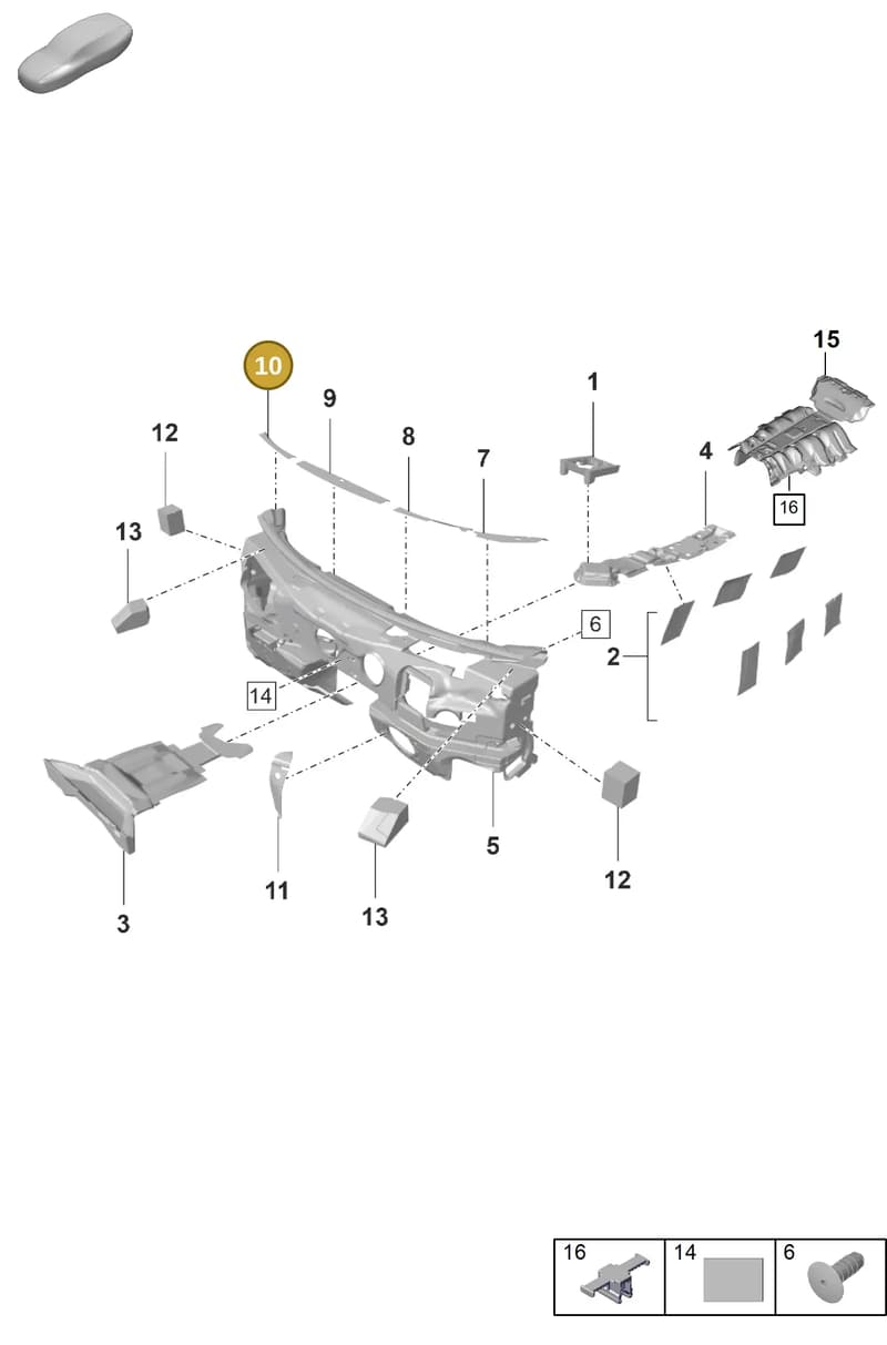 971863856 — Porsche Panamera (2020-2023) diagram p58807720, position 10