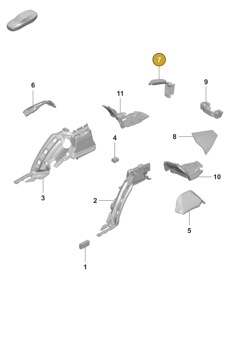 971863861 — Porsche Panamera (2020-2023) diagram p58807760, position 7