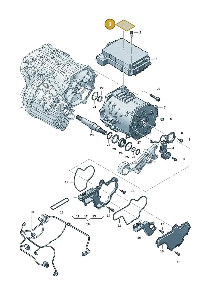 971863900 — Audi RS e-tron GT (2020-2025) diagram 4j1901910, position 3