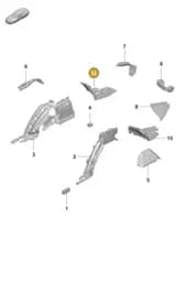 971864786A Porsche Sound Absorber