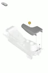 971867166KOT2 Porsche Armrest (Truffle Brown OT2)