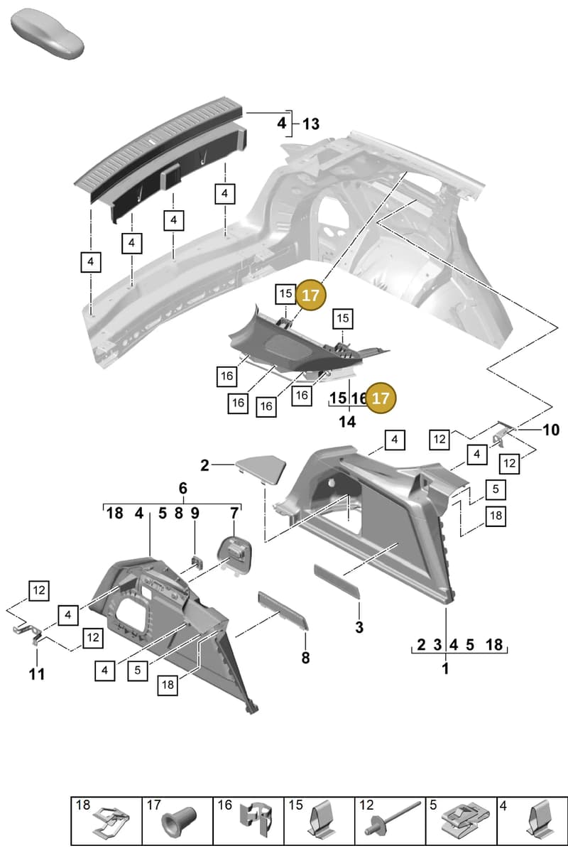 971867597 — Porsche Cayenne Coupe (2023-2023) diagram p60807520, position 17