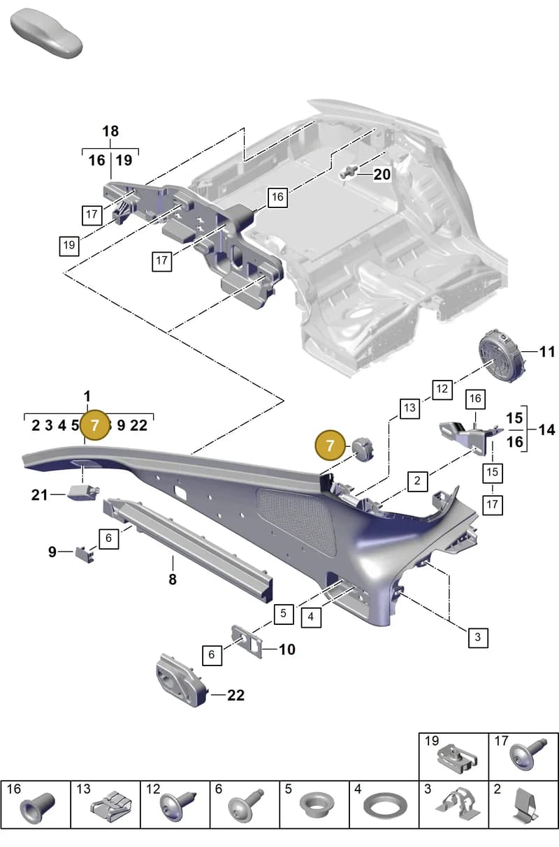 971867597 — Porsche Panamera (2023-2025) diagram p62807420, position 7