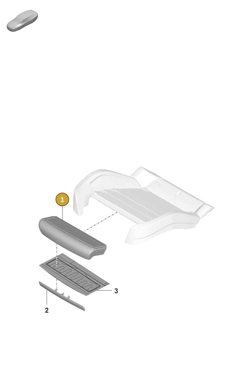 971881373B — Porsche Panamera (2020-2023) diagram p58817700, position 1