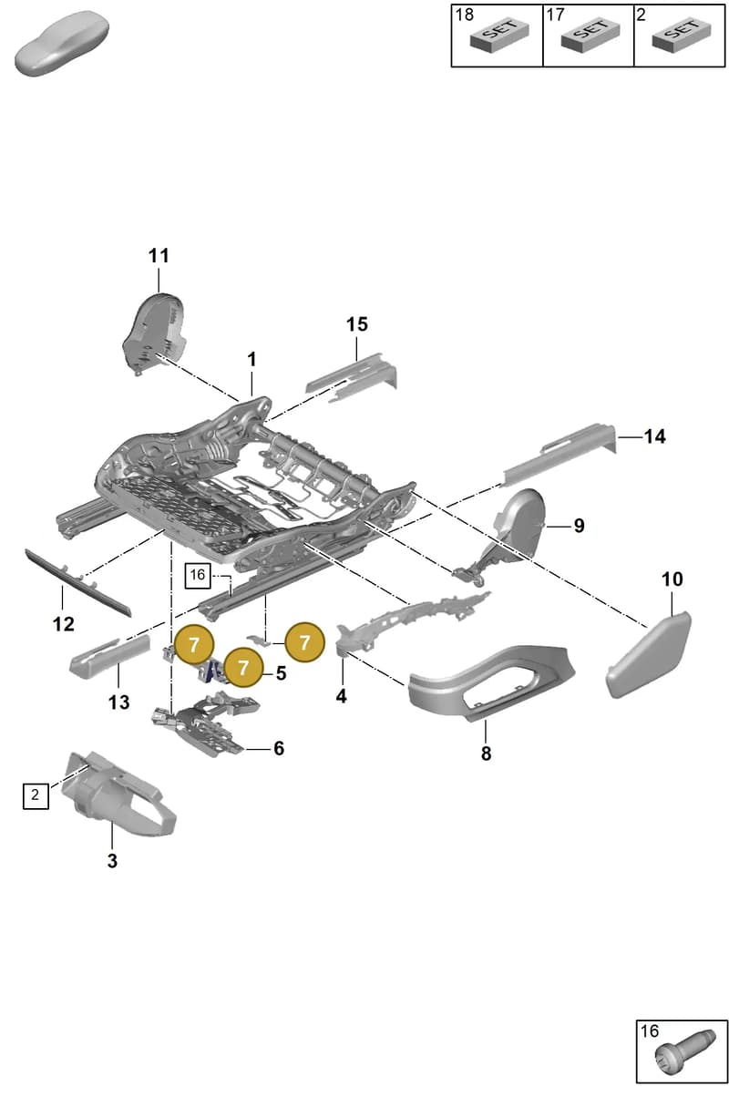 971881561 — Porsche Panamera (2023-2025) diagram p62817120, position 7