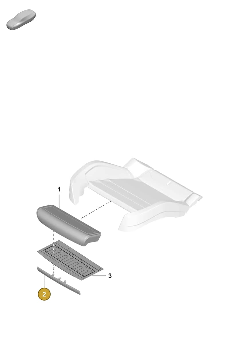9718816071E0 — Porsche Panamera (2020-2023) diagram p58817700, position 2