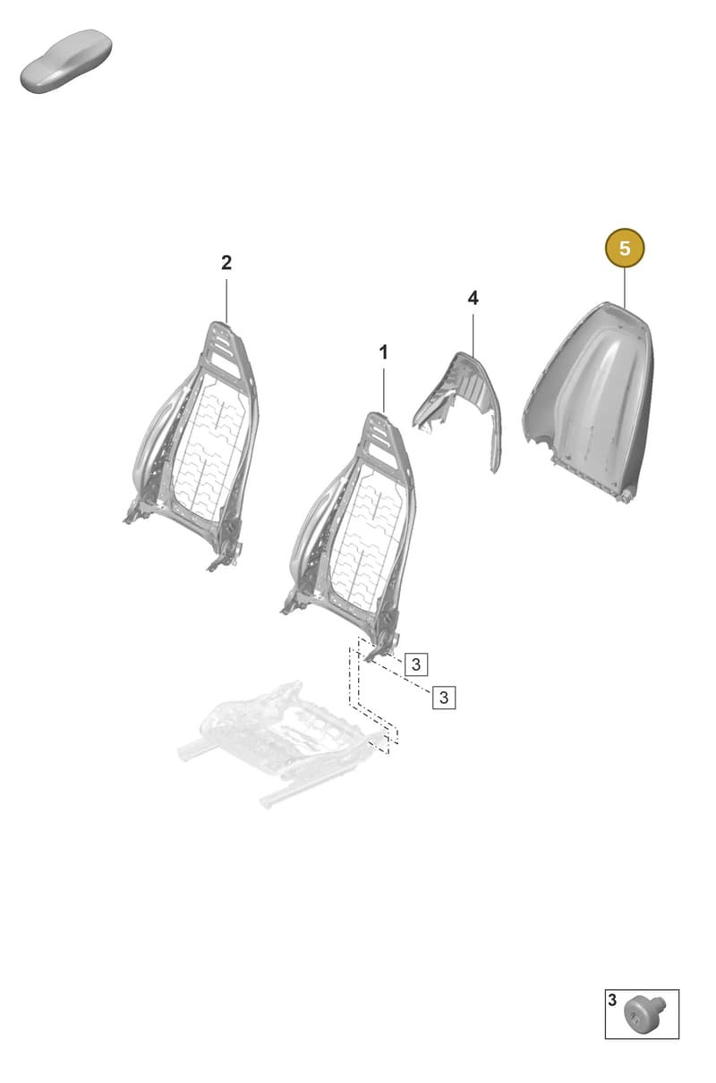 971881971TC85 — Porsche Panamera (2020-2023) diagram p58817000, position 5