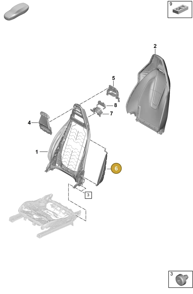 971882353 — Porsche Panamera (2023-2025) diagram p62817000, position 6