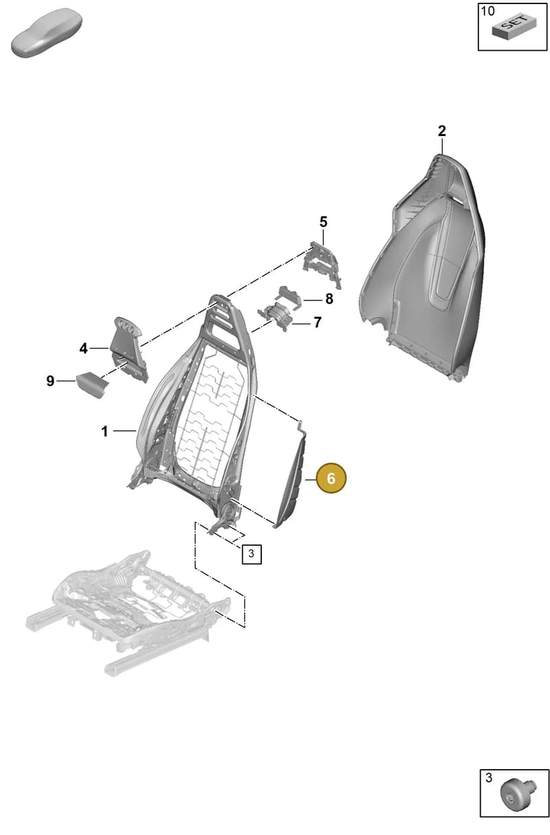 971882354 — Porsche Panamera (2023-2025) diagram p62817020, position 6