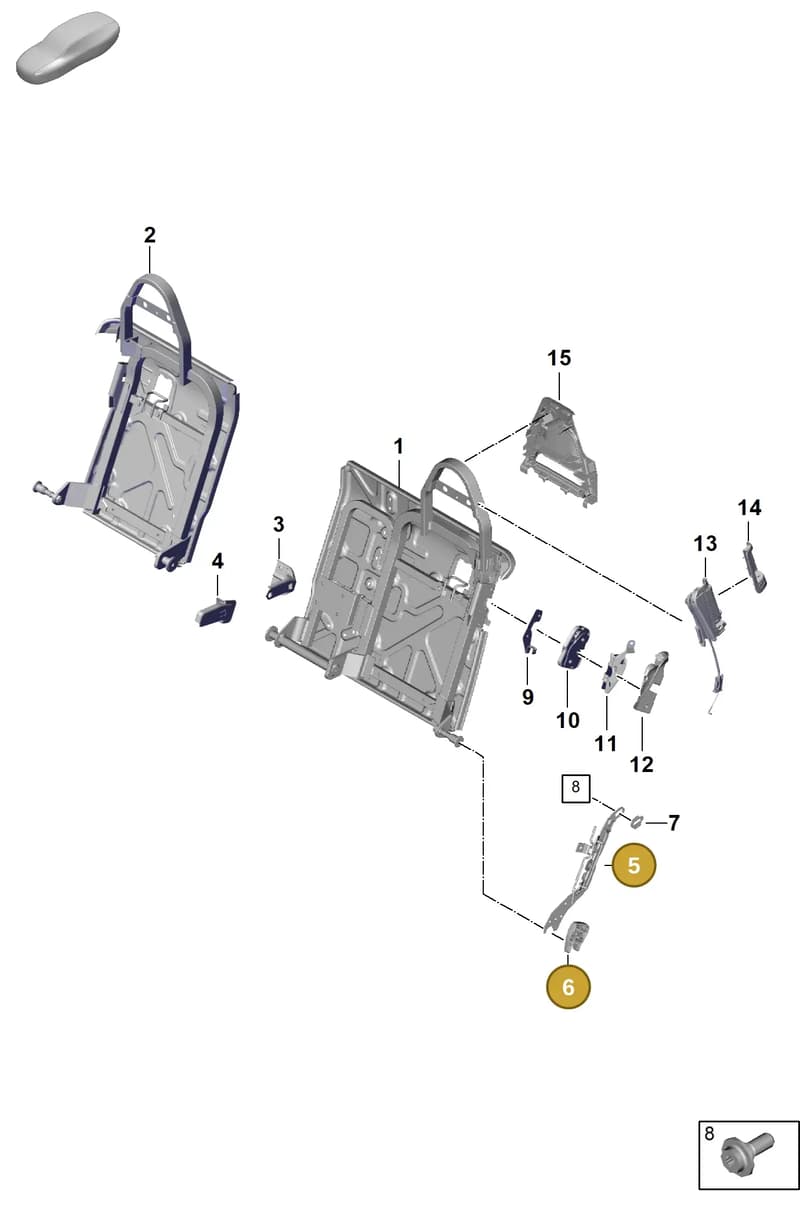 971885190A — Porsche Panamera (2023-2025) diagram p62818000, position 5+6