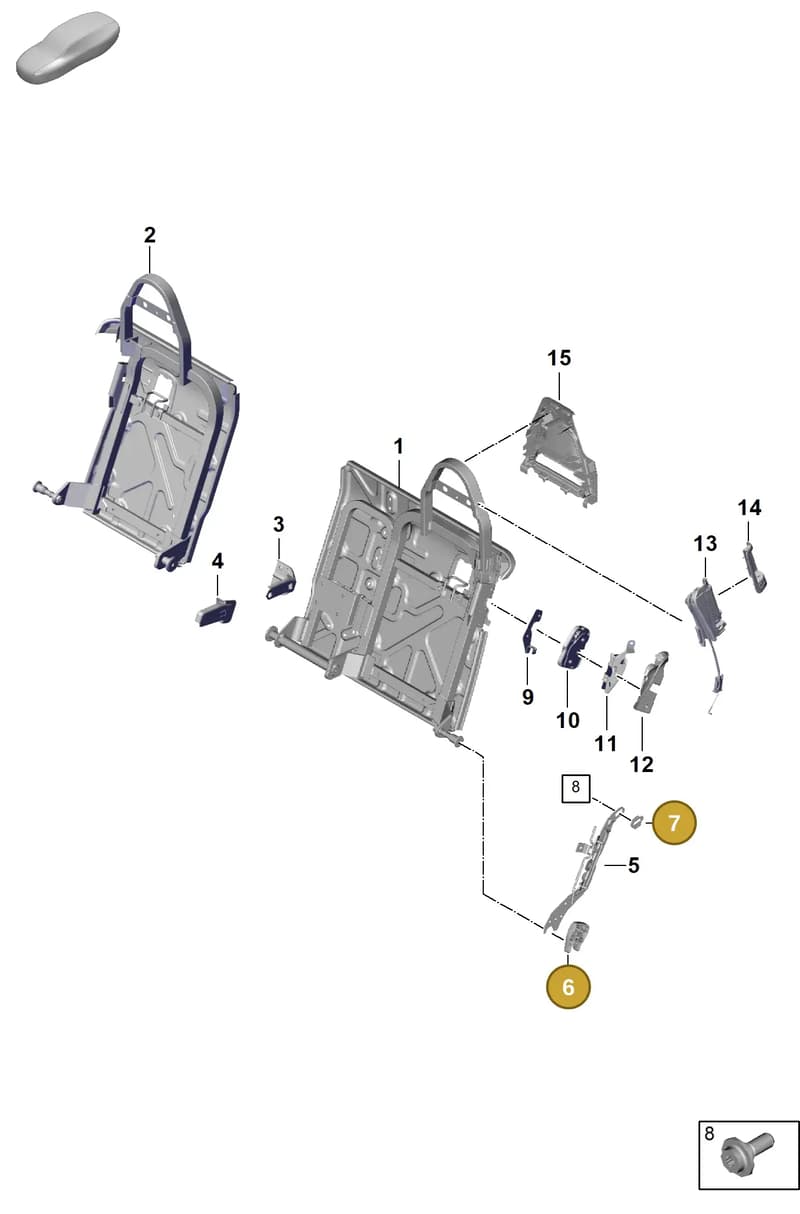 971885585 — Porsche Panamera (2023-2025) diagram p62818000, position 6+7