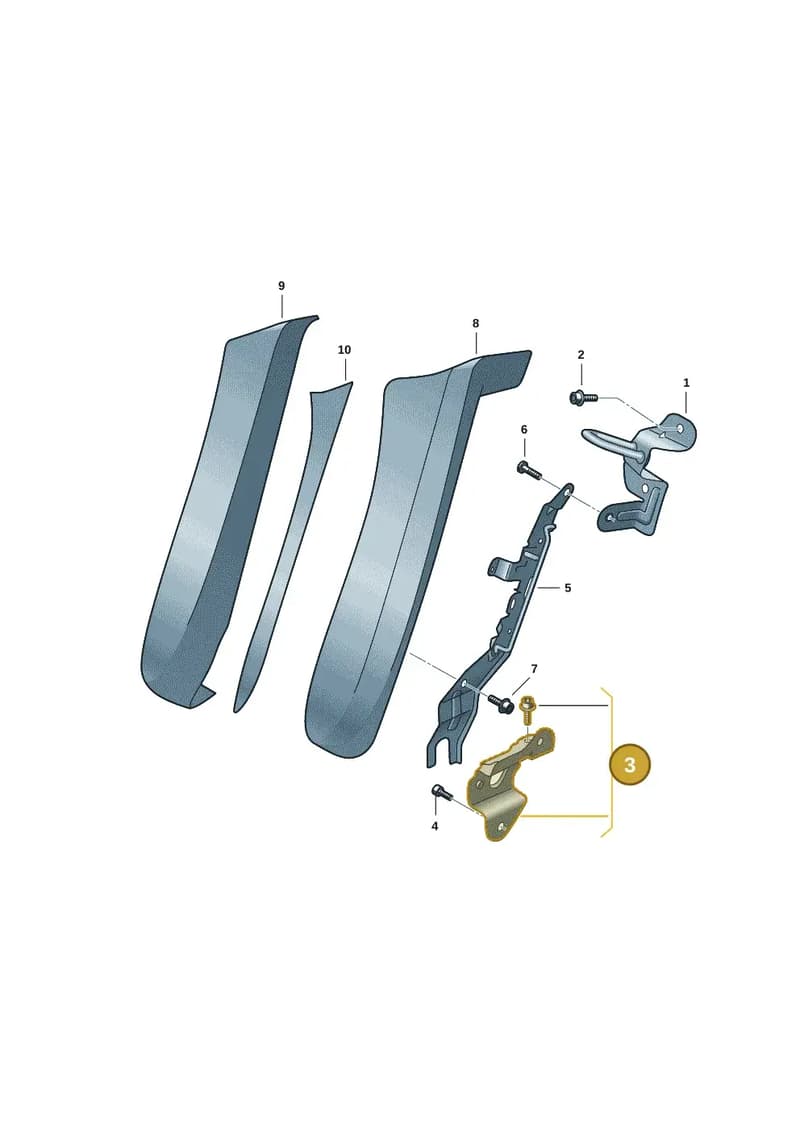 971886173B — Audi RS e-tron GT (2020-2025) diagram 4j1885850, position 3