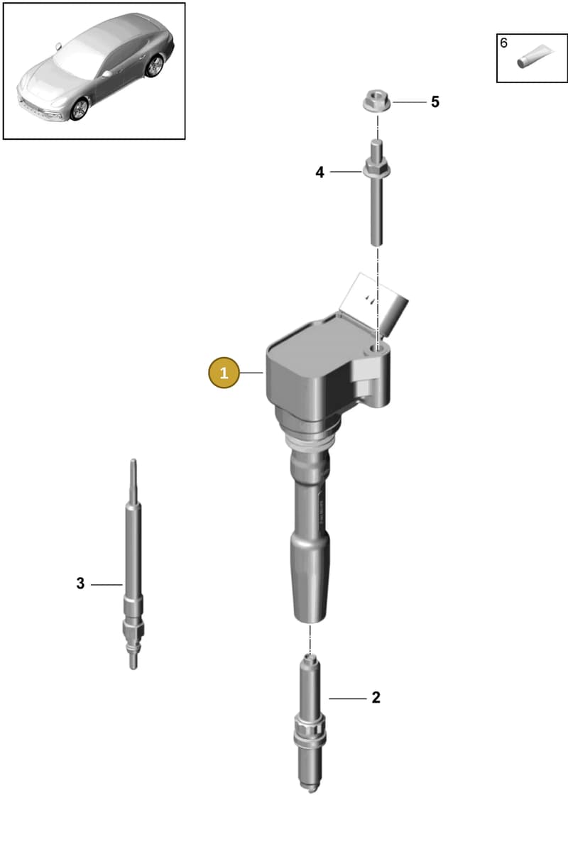 971907063E — Porsche Panamera (2016-2020) diagram p49901000, position 1