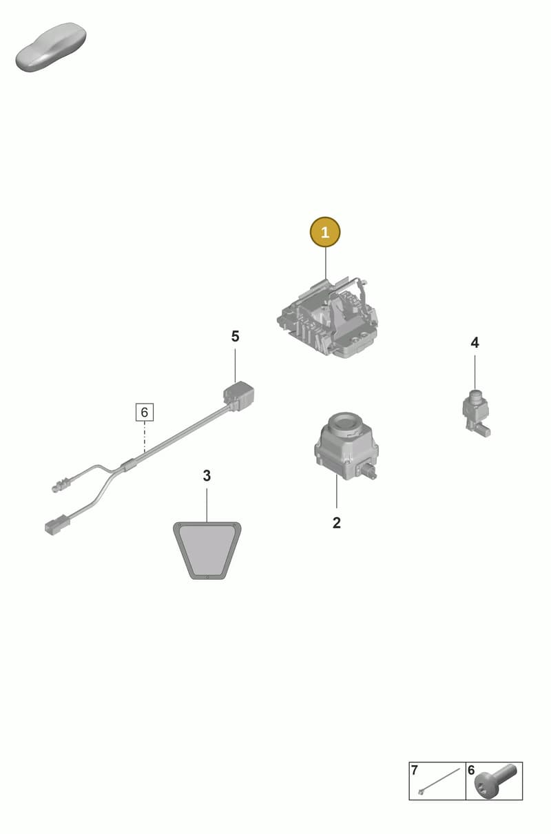 971907217N — Porsche Panamera (2020-2023) diagram p58911060, position 1