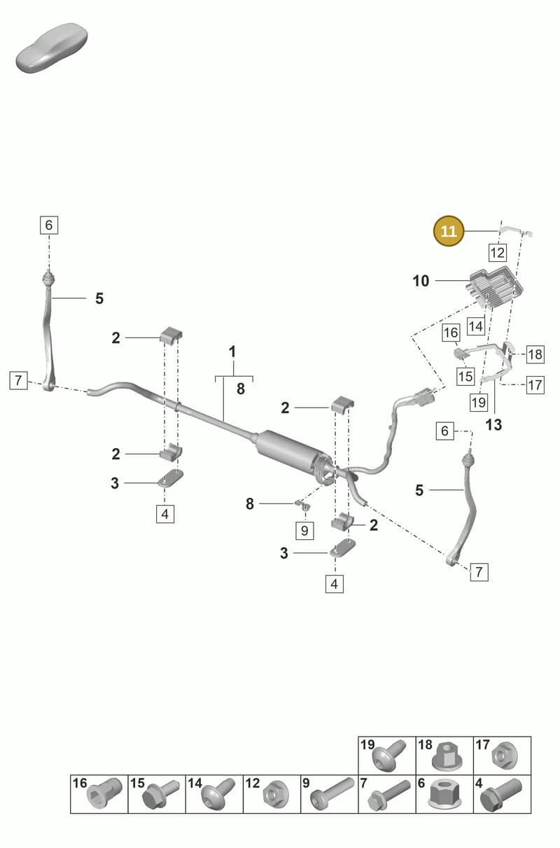 971907492 — Porsche Panamera (2020-2023) diagram p58402100, position 11