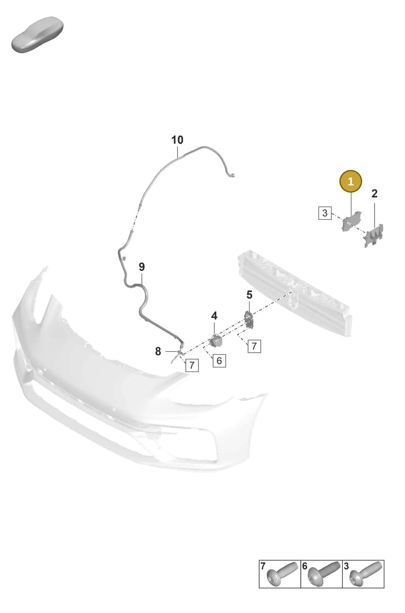 971907547L — Porsche Panamera (2020-2023) diagram p58911040, position 1