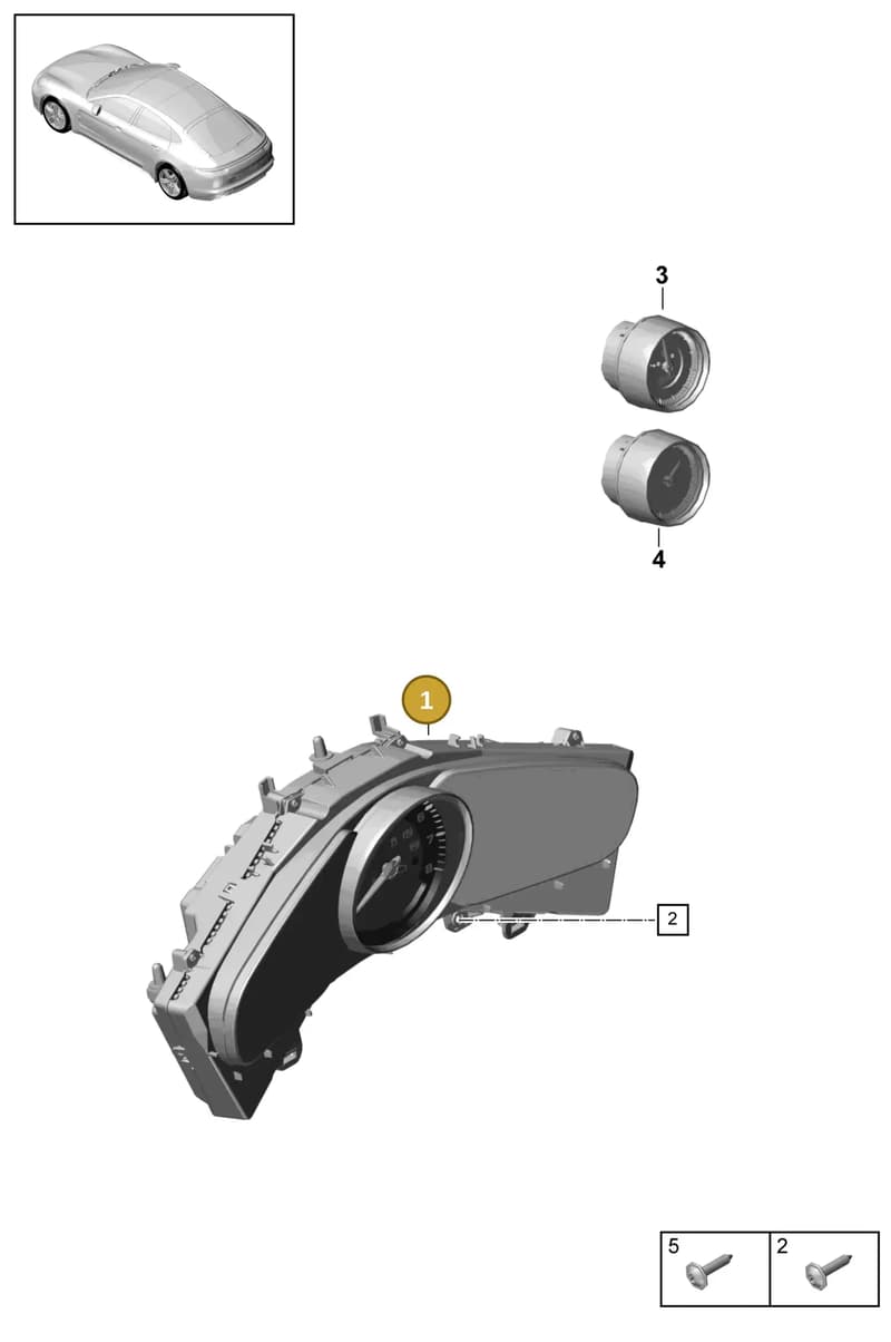 971920918N6N3 — Porsche Panamera (2016-2020) diagram p49906000, position 1