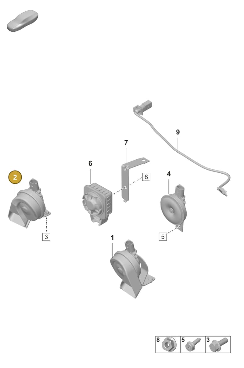 971951212C — Porsche Panamera (2020-2023) diagram p58903000, position 2