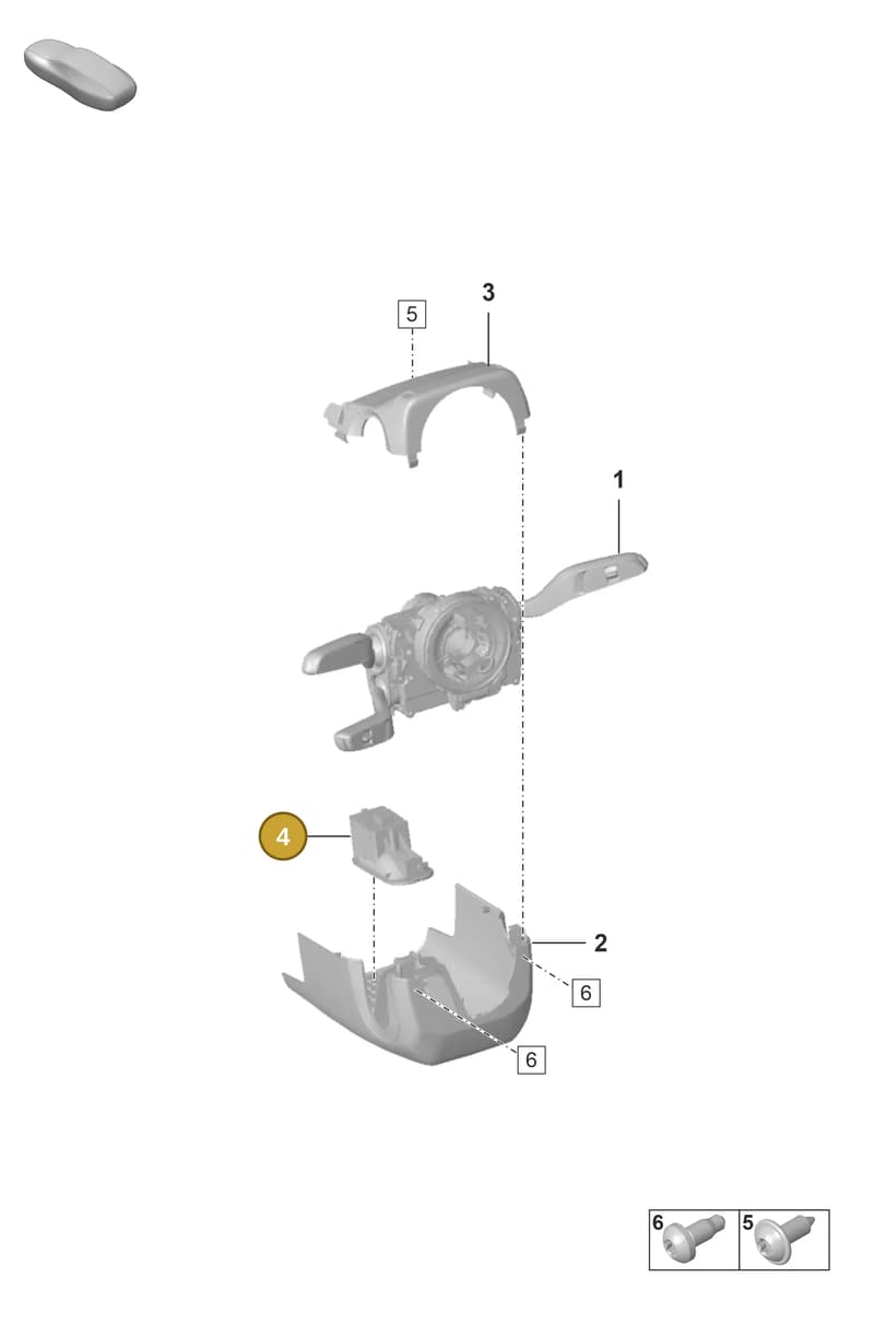 971953519B1E0 — Porsche 992 Carrera Coupe (2024-) diagram p53903100, position 4