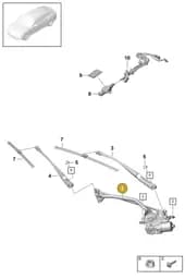 971955024A Porsche Crank Drive