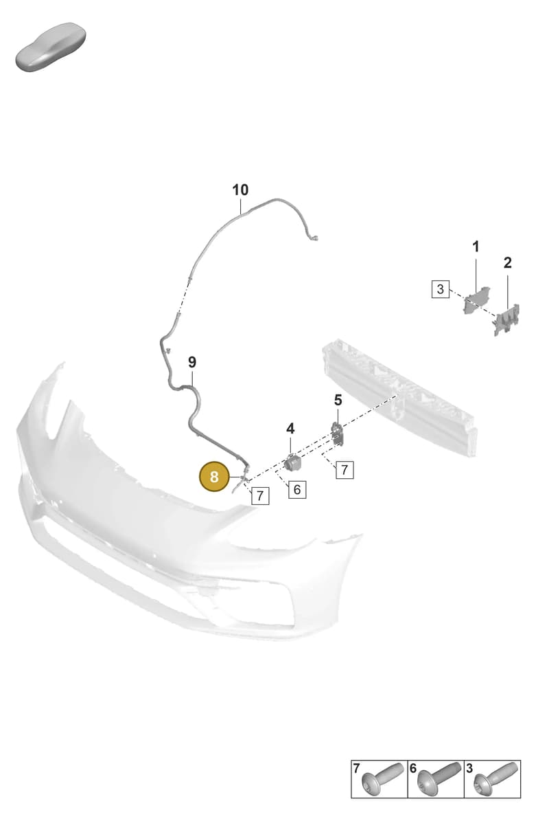 971955187 — Porsche Panamera (2020-2023) diagram p58911040, position 8