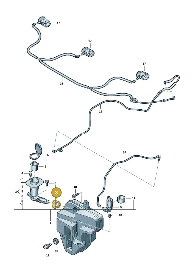 971955193 — Audi RS e-tron GT (2020-2025) diagram 4j1955010, position 3