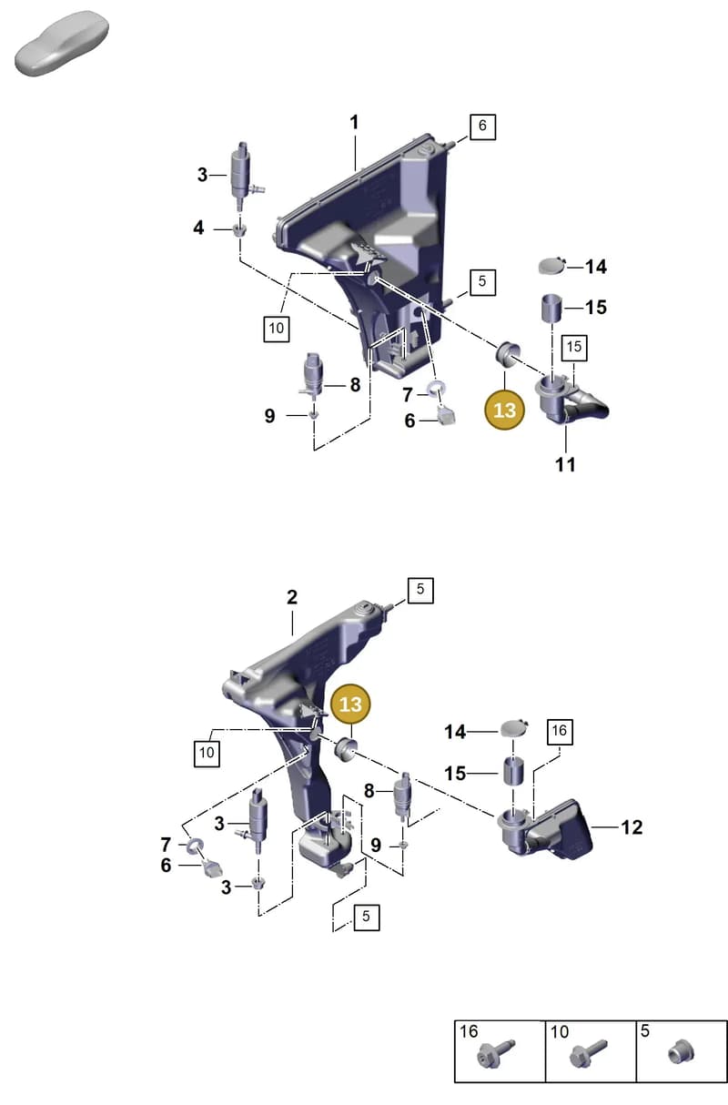 971955193 — Porsche Panamera (2023-2025) diagram p62906200, position 13