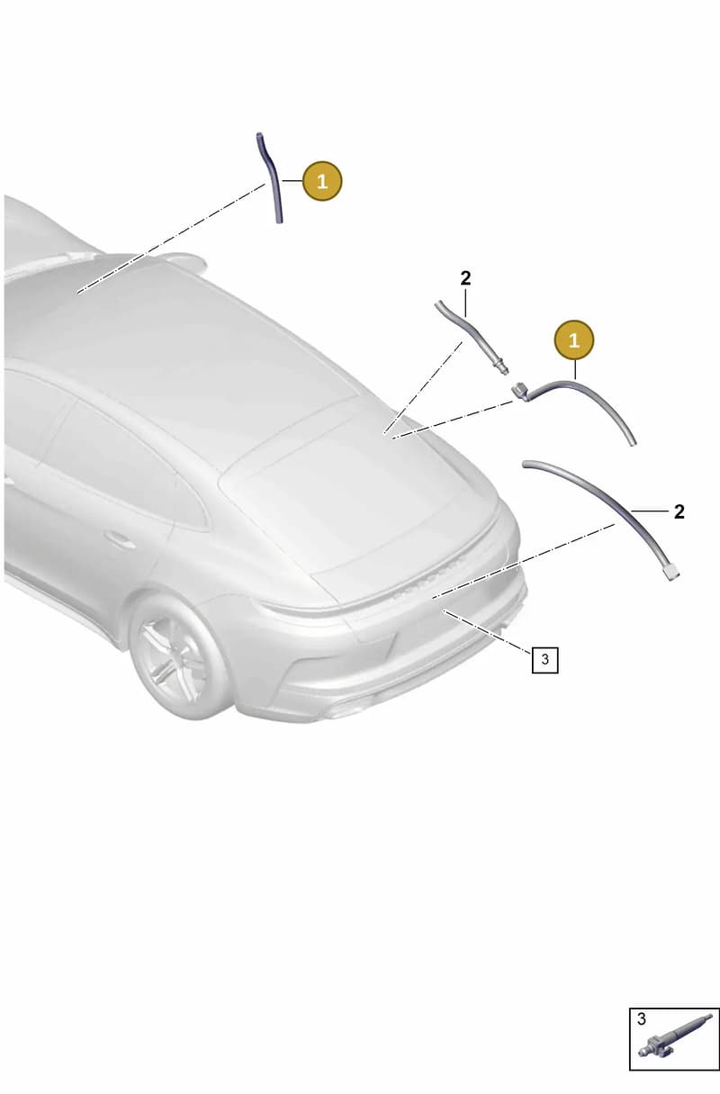 971955447A — Porsche Panamera (2023-2025) diagram p62906400, position 1