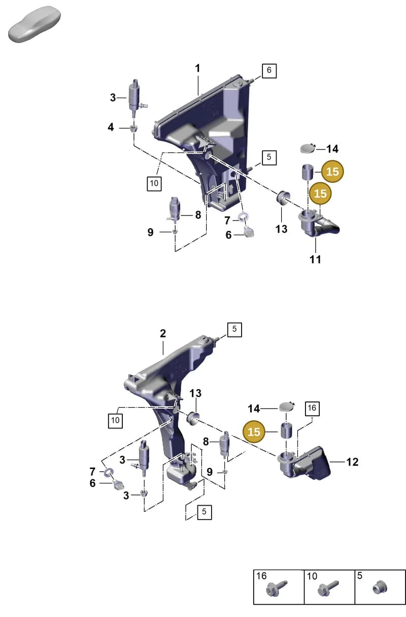 971955485 — Porsche Panamera (2023-2025) diagram p62906200, position 15