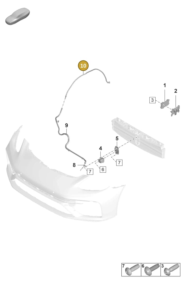 971955964C — Porsche Panamera (2020-2023) diagram p58911040, position 10