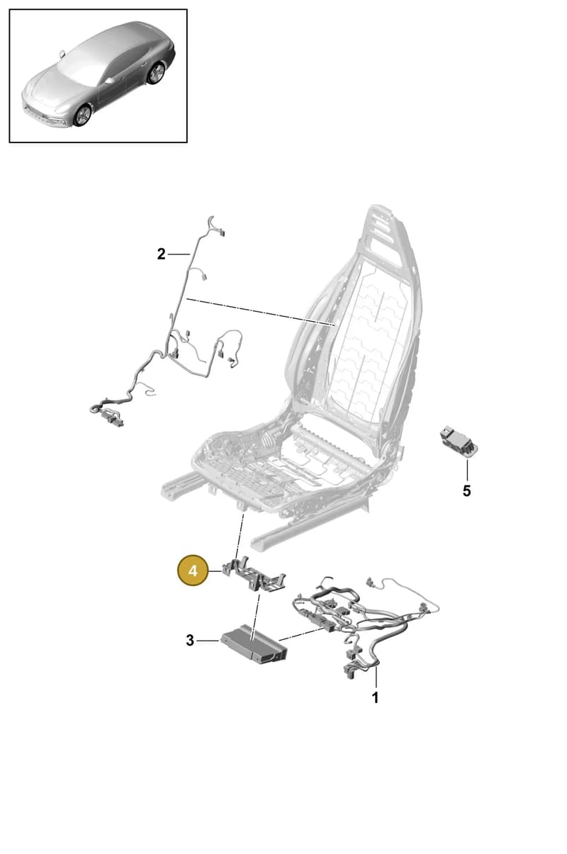 971959729 — Porsche Panamera (2016-2020) diagram p49817050, position 4