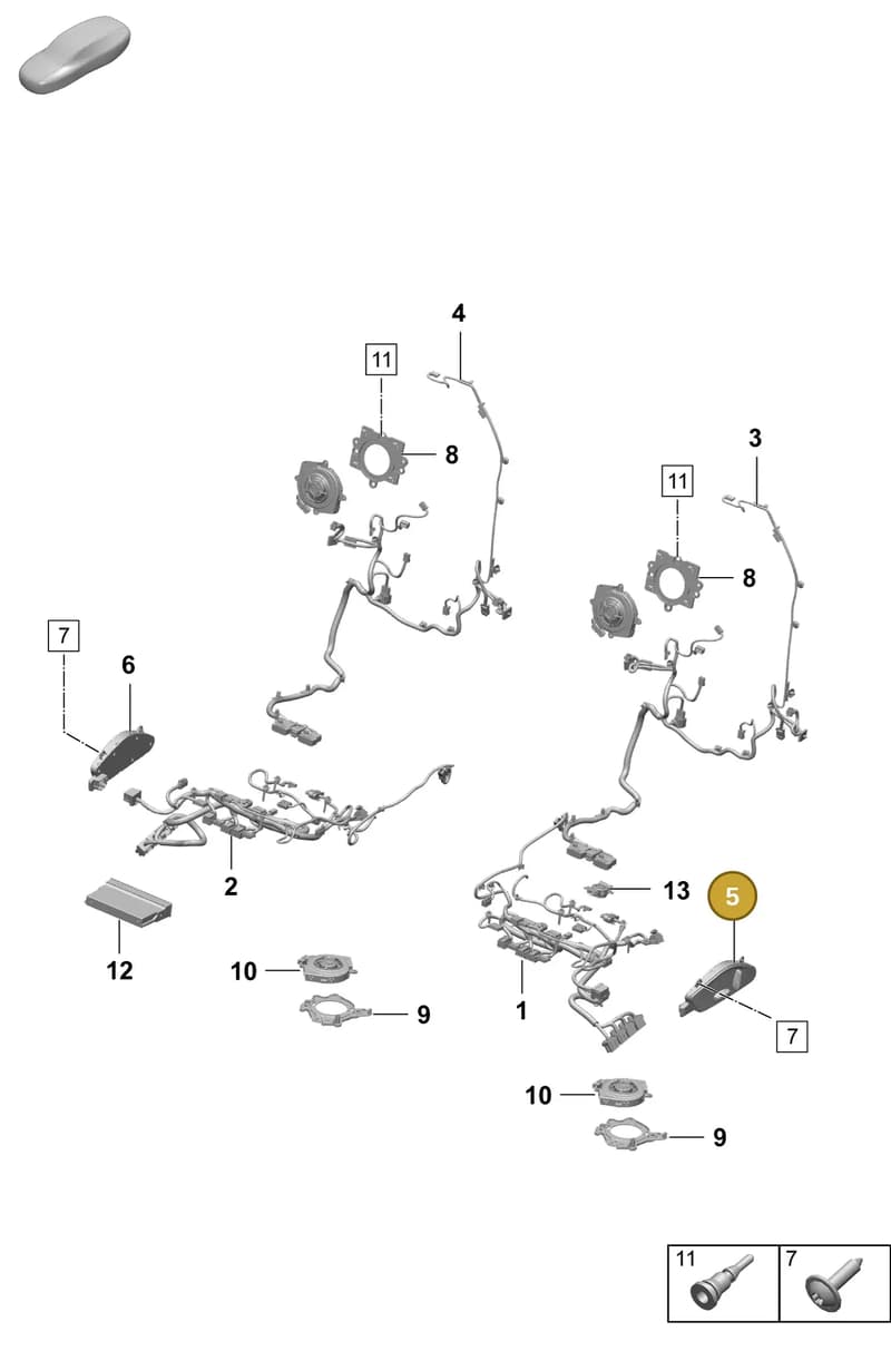 971959747BC1E0 — Porsche Macan 4 (2024-) diagram p61817510, position 5