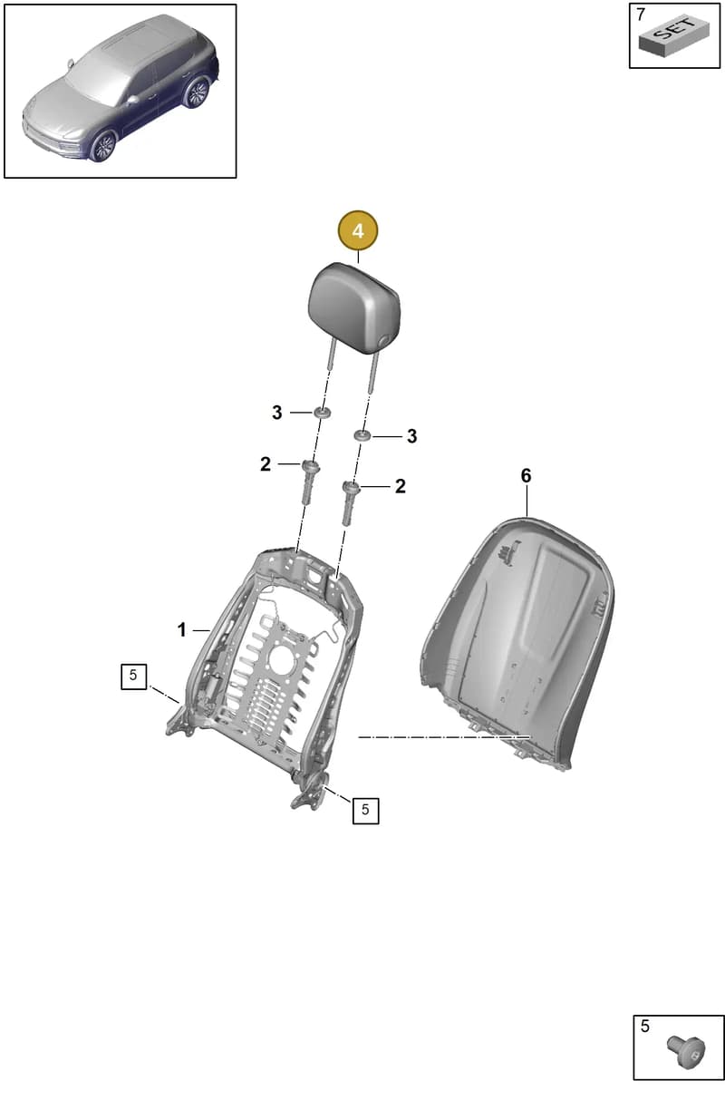 971959747RHVO — Porsche Cayenne (2017-2023) diagram p51817010, position 4