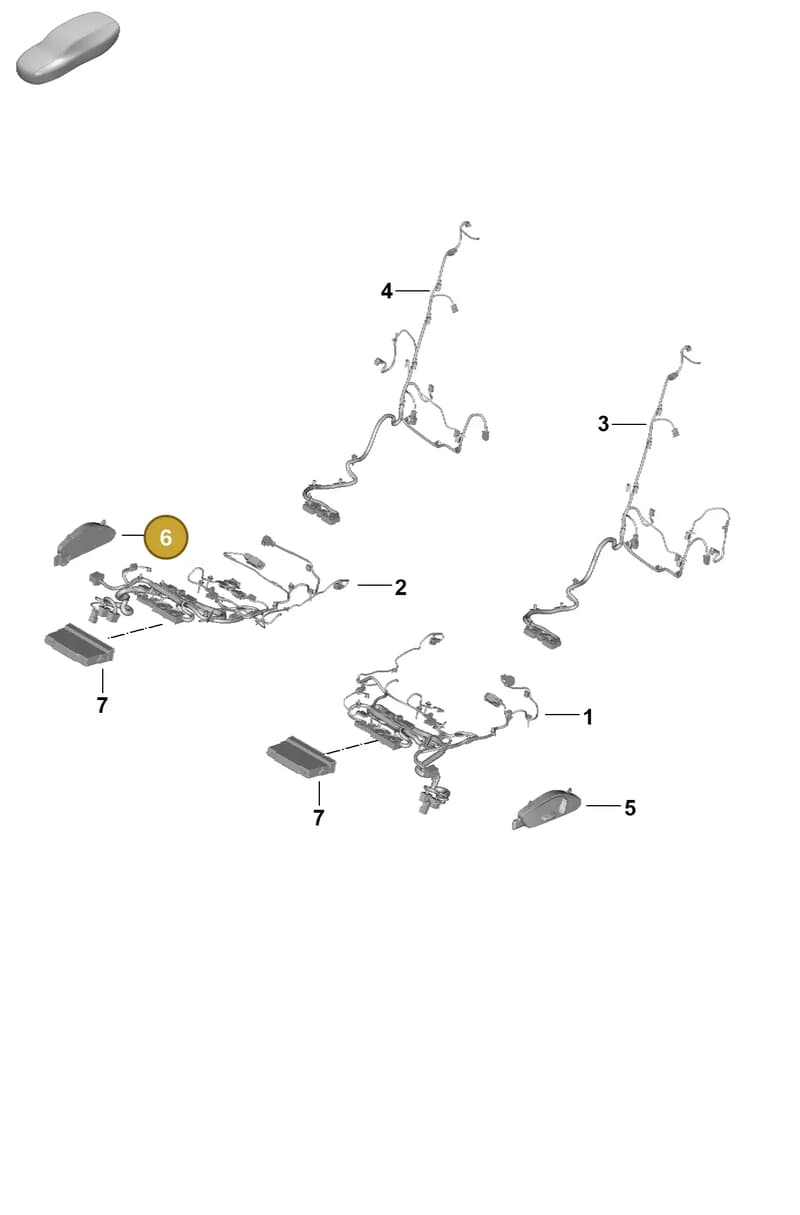 971959748BB1E0 — Porsche Panamera (2023-) diagram p62817500, position 6