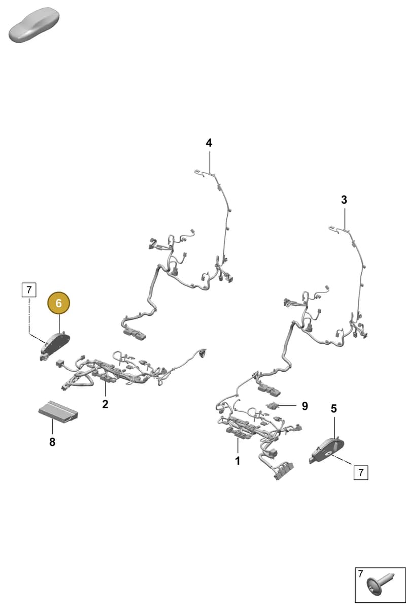 971959748BB1E0 — Porsche Macan 4 (2024-) diagram p61817500, position 6