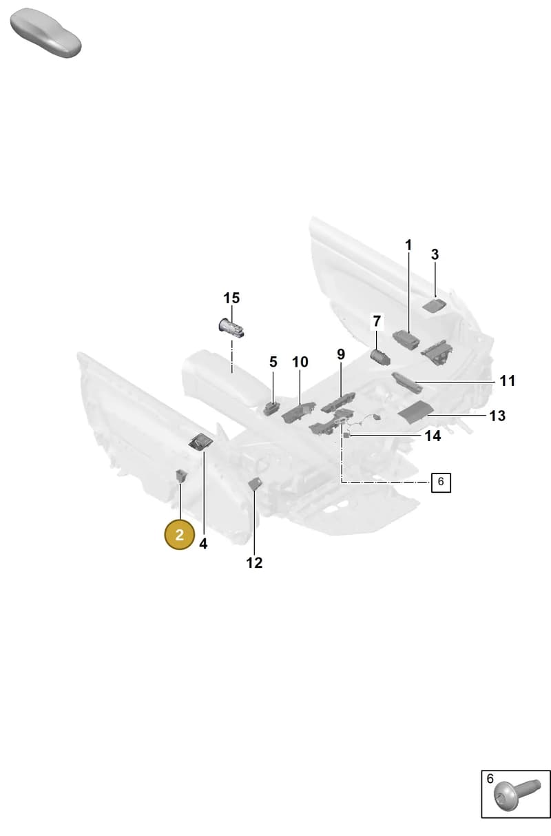 971959855D6N3 — Porsche 992 Carrera Coupe (2024-) diagram p63905400, position 2