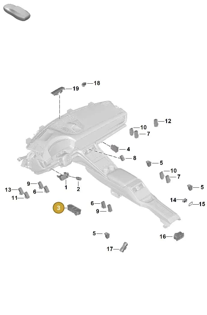 971959858N6N3 — Porsche Panamera (2023-2025) diagram p62905600, position 3