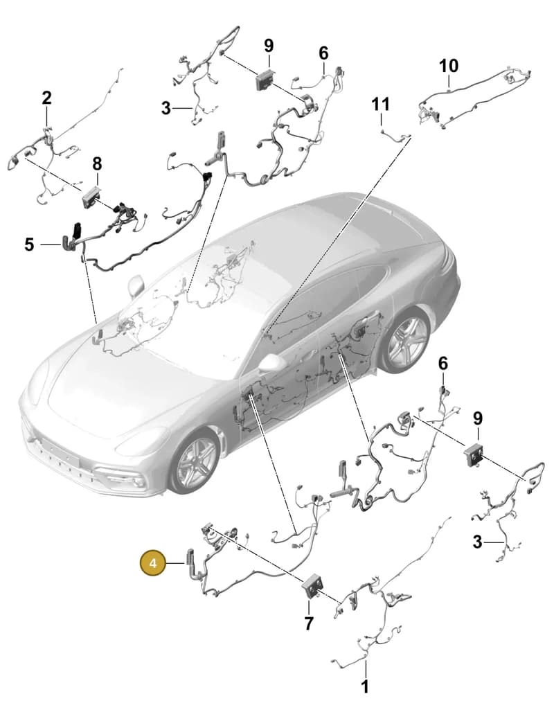 971971035AY — Porsche Panamera (2016-2020) diagram p49902035, position 4