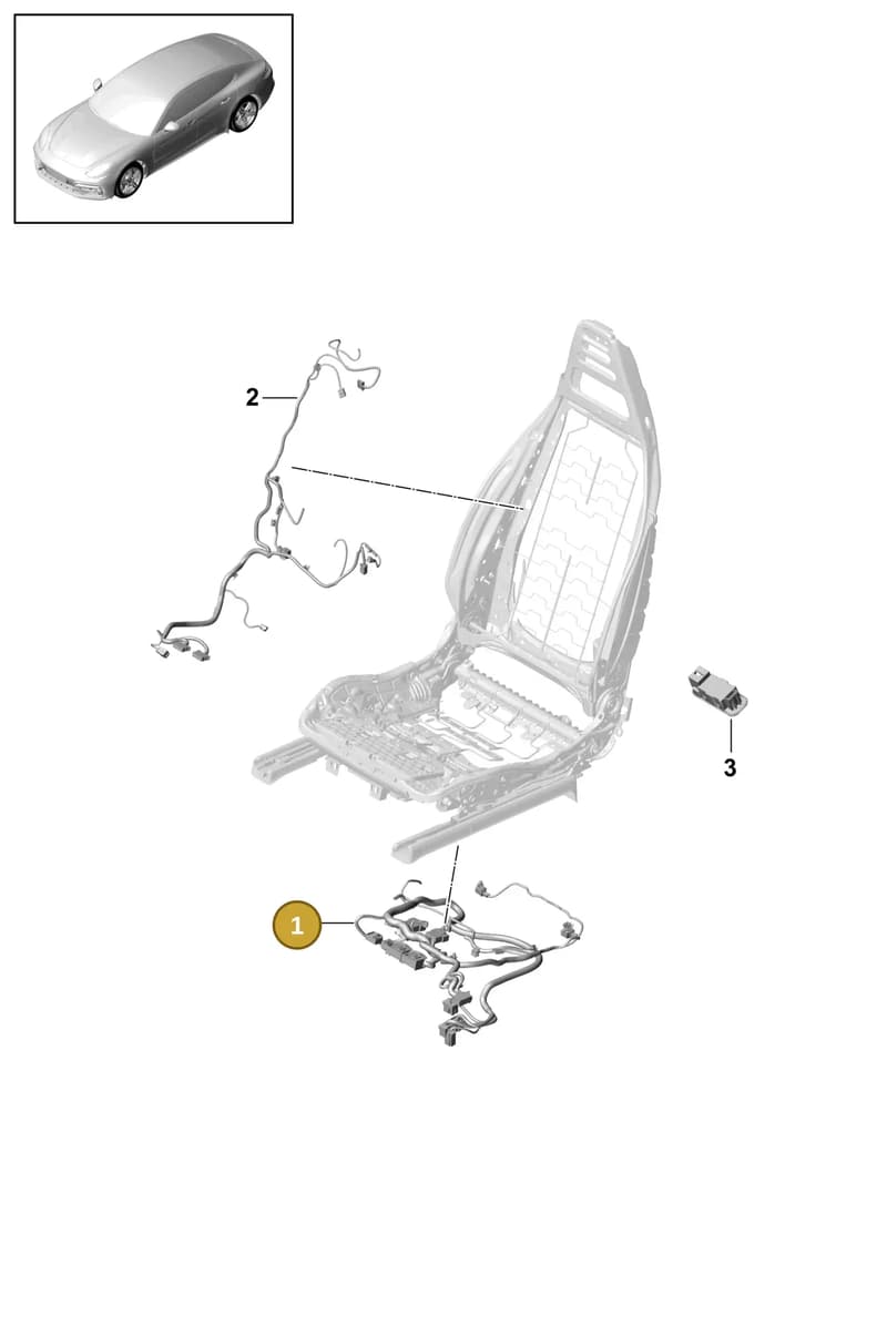 971971365AA — Porsche Panamera (2016-2020) diagram p49817020, position 1