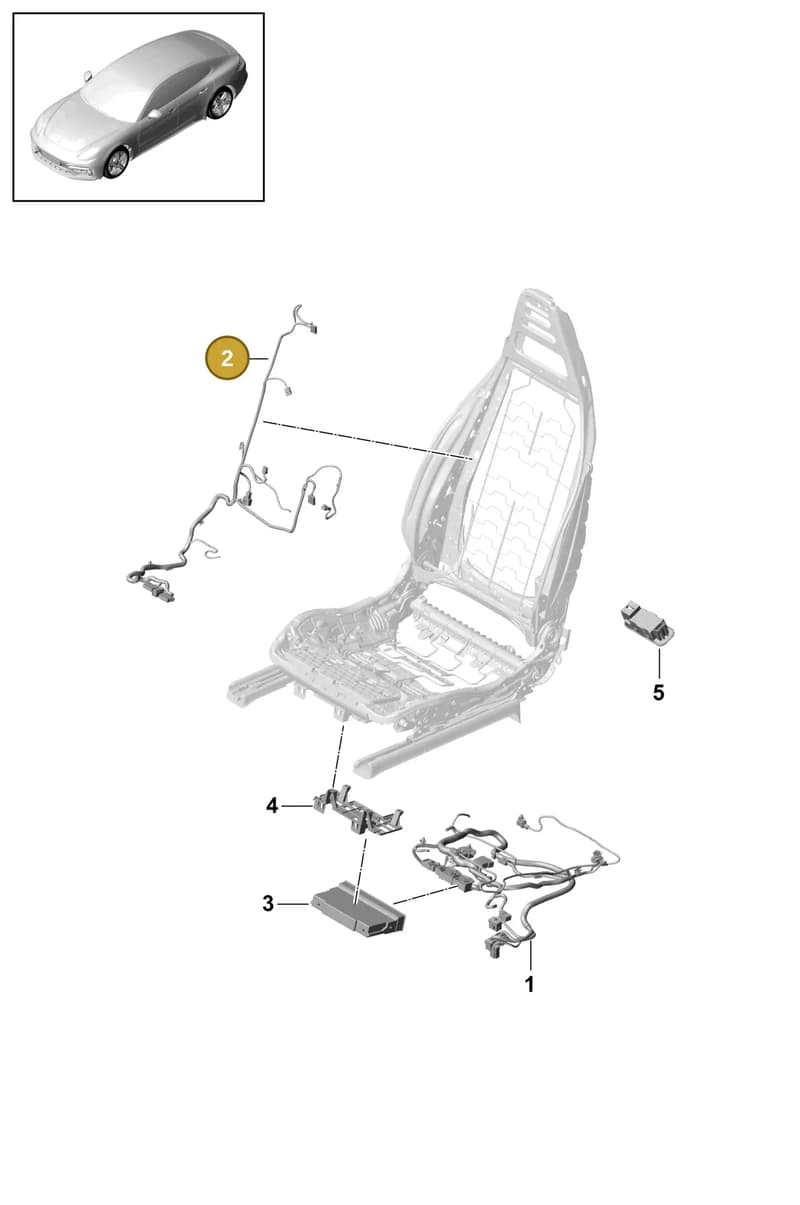 971971399EF — Porsche Panamera (2016-2020) diagram p49817050, position 2