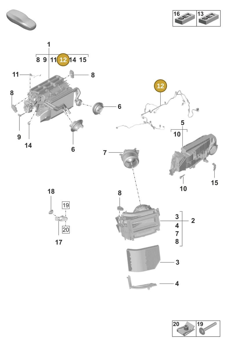 971971565D — Porsche Taycan Sport Turismo (2019-2024) diagram p56814000, position 12