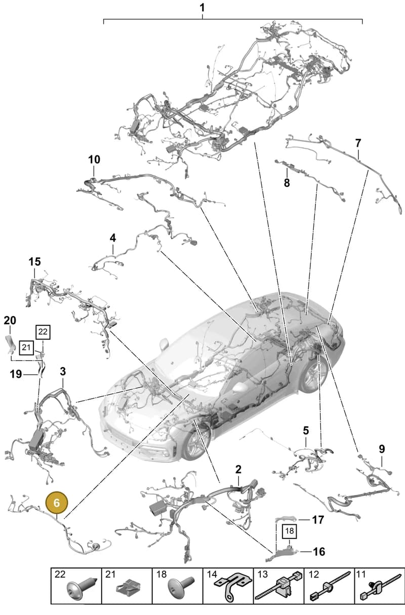 971971694Y — Porsche Panamera (2016-2020) diagram p49902030, position 6