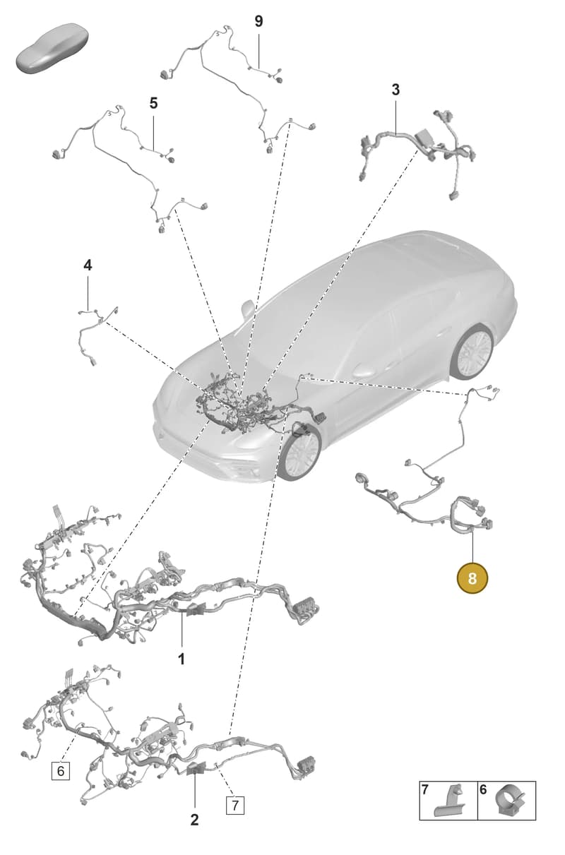 971971772A — Porsche Panamera (2020-2023) diagram p58902020, position 8
