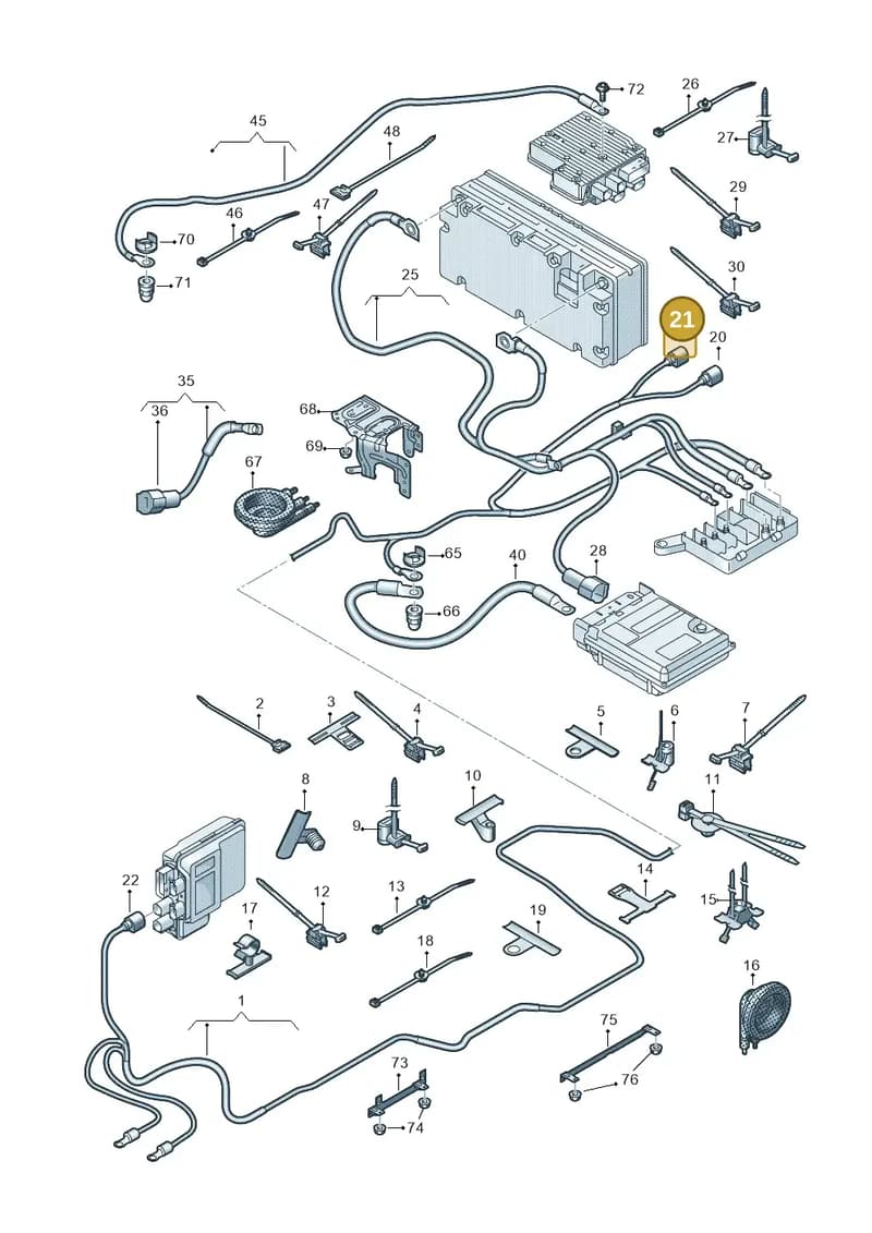 971973701A — Audi Q7 (2015-2025) diagram 859972020, position 21