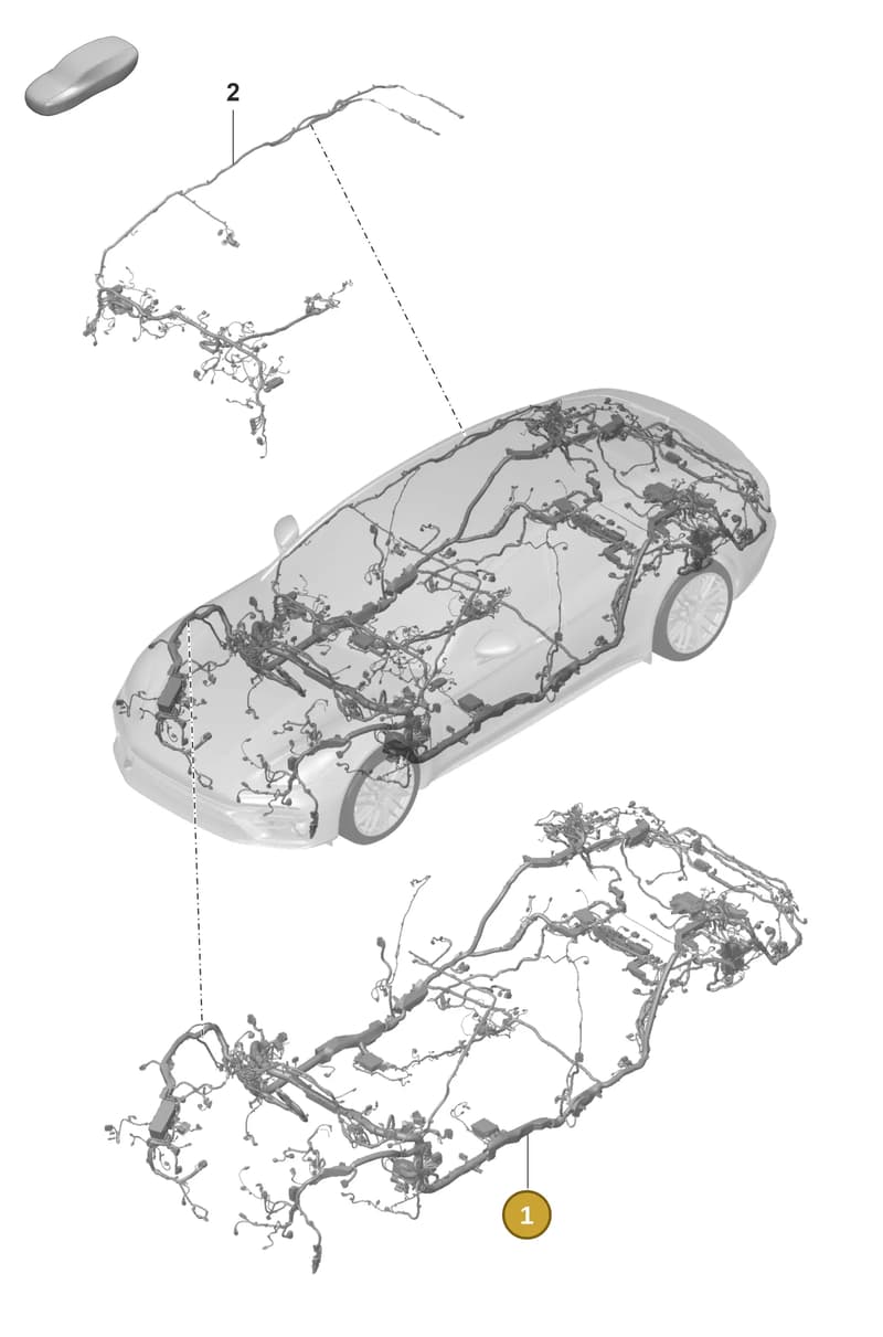 971998021E — Porsche Panamera (2020-2023) diagram p58902030, position 1