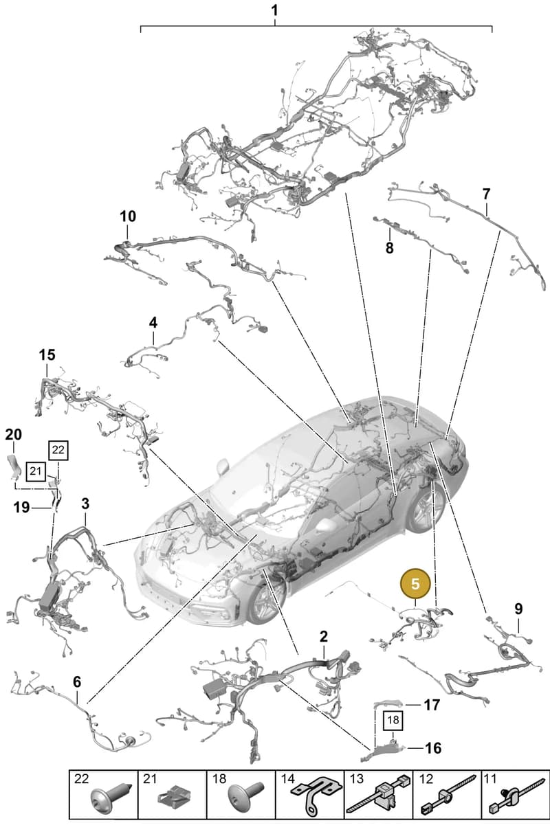 971998029 — Porsche Panamera (2016-2020) diagram p49902030, position 5