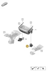 972857745 Porsche Bracket