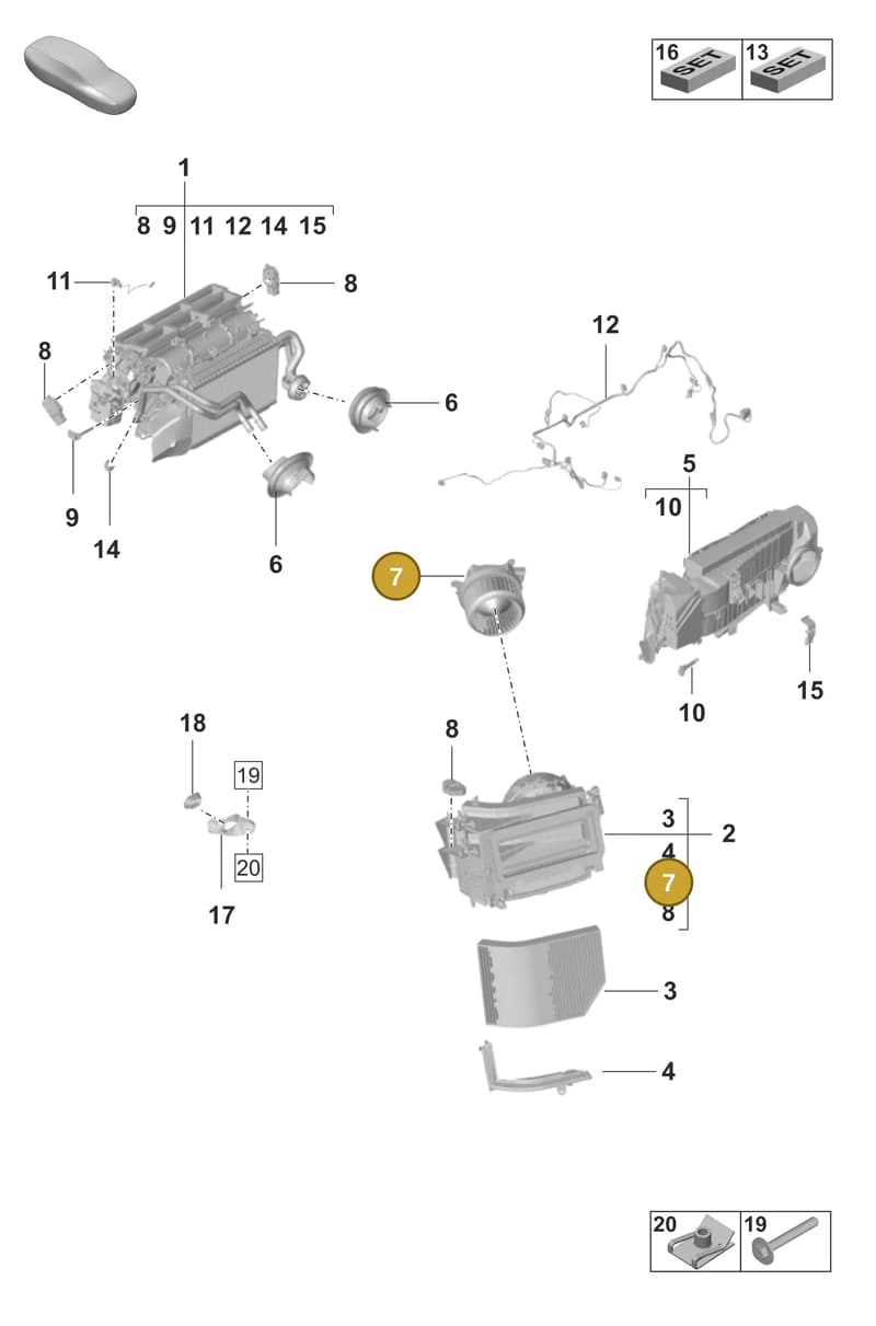 972907521D — Porsche Taycan Sport Turismo (2023-2025) diagram p56814000, position 7