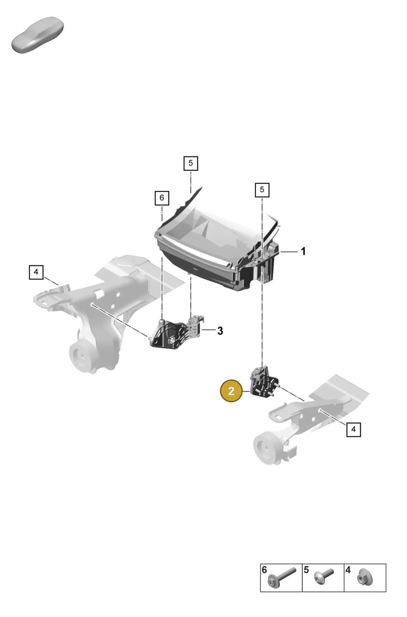 973857745 — Porsche Panamera (2020-2023) diagram p58911050, position 2