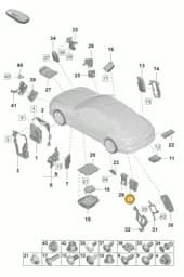 974907479S Porsche Control Unit
